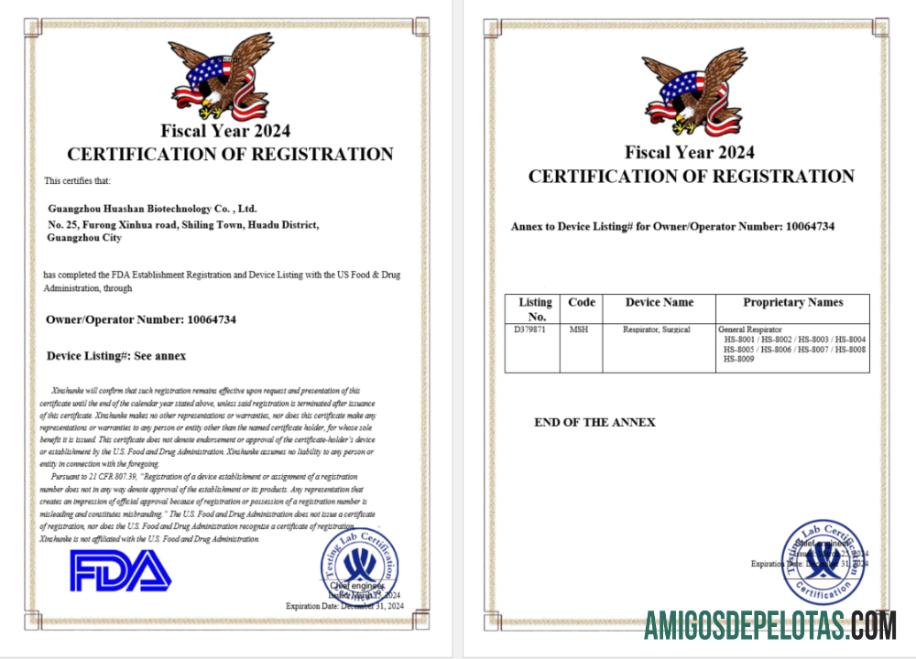 Certificado de registro dos EUA para download, modelo Word e PDF